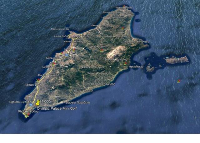 (For Sale) Land Plot || Dodekanisa/Rhodes Chora - 14.000 Sq.m, 8.000.000€ 